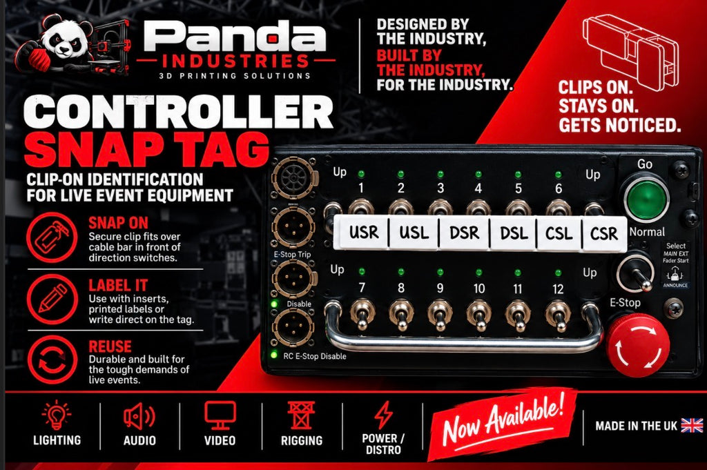 Controller label clip 6 Way